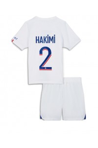 Fotbalové Dres Paris Saint-Germain Achraf Hakimi #2 Dětské Třetí Oblečení 2022-23 Krátký Rukáv (+ trenýrky)